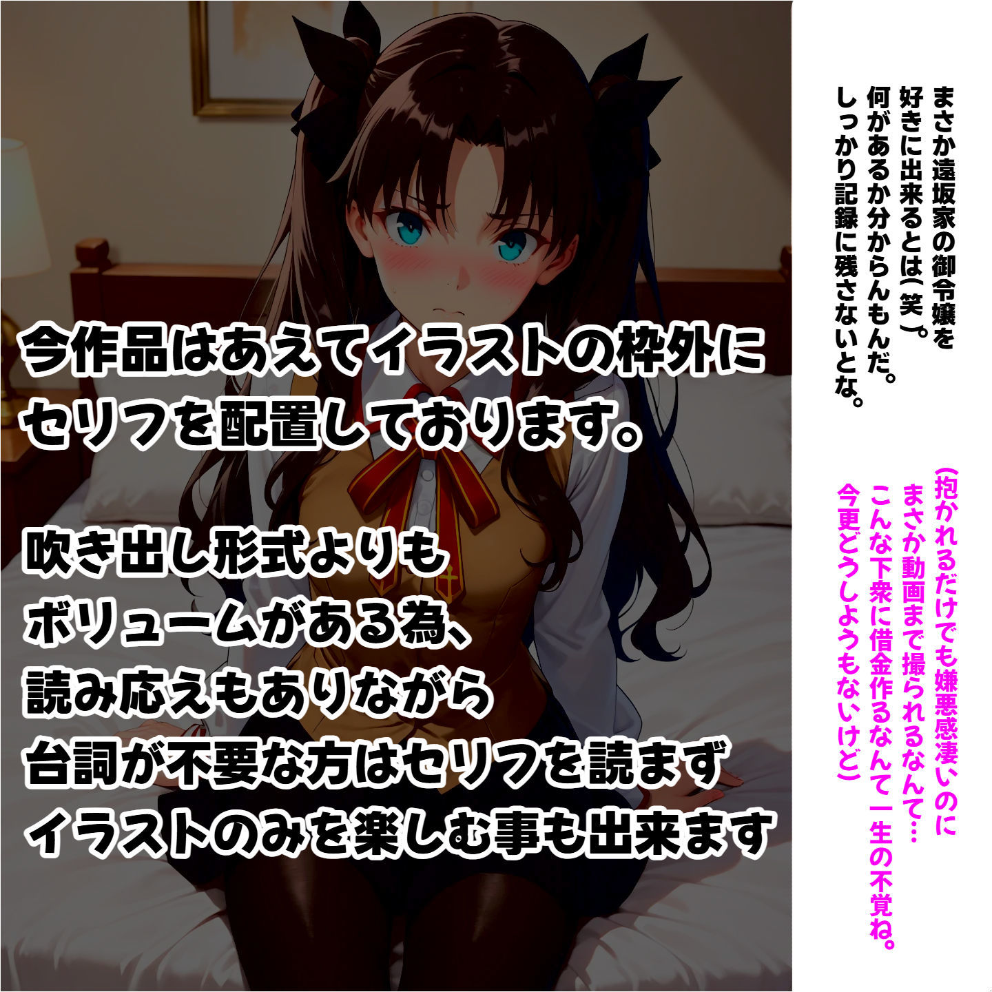 (セリフ付き)寝取られた遠坂 体を売って借金返済! 画像1