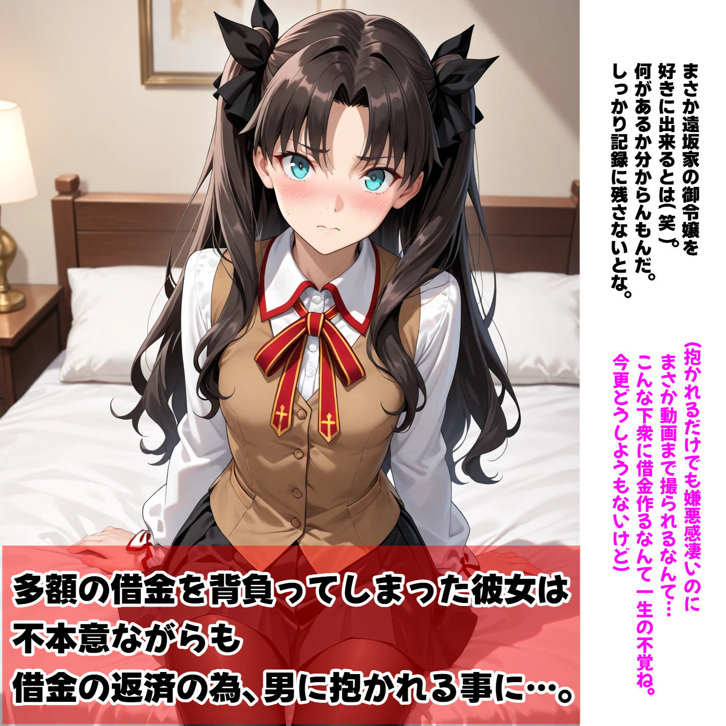 (セリフ付き)寝取られた遠坂 体を売って借金返済! 画像2