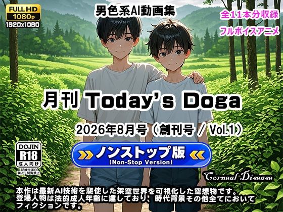 月刊 Today’s Doga 2026年8月号（創刊号 / Vol.1）【11作品・ノンストップ版】