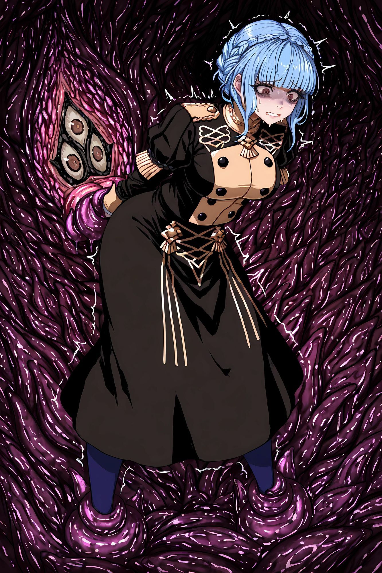 マリ●ンヌ 悪堕ち 淫魔化