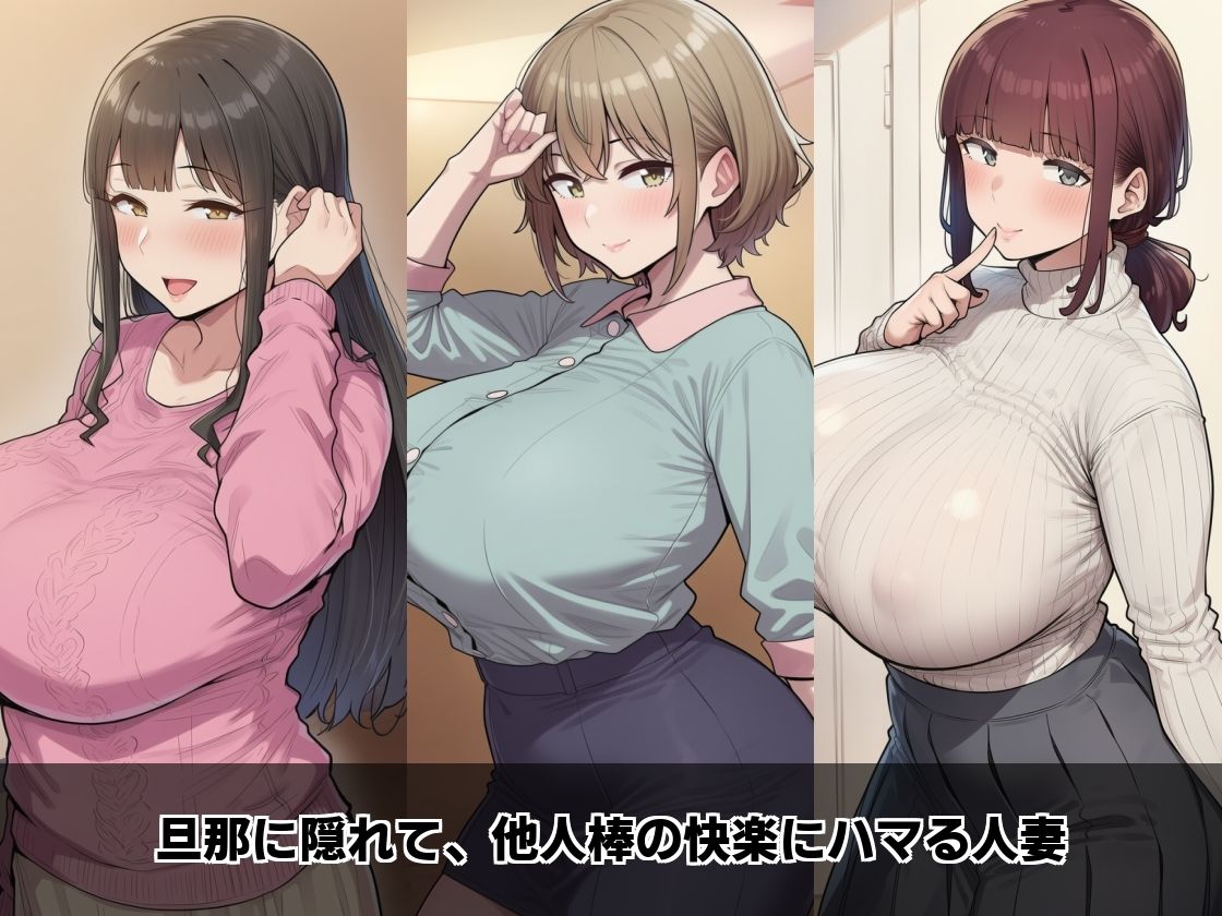 夫不在の自宅で人妻不倫 〜あなたじゃ満足できないの〜 1枚目