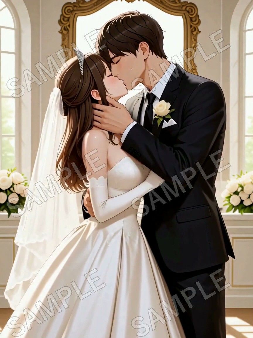 ここな ウエディングNTR 〜式の直前、控室で元カレと〜の作品画像 3