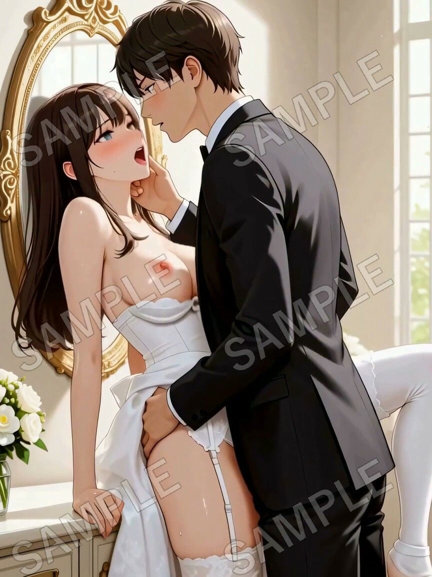 ここな ウエディングNTR 〜式の直前、控室で元カレと〜の作品画像 5