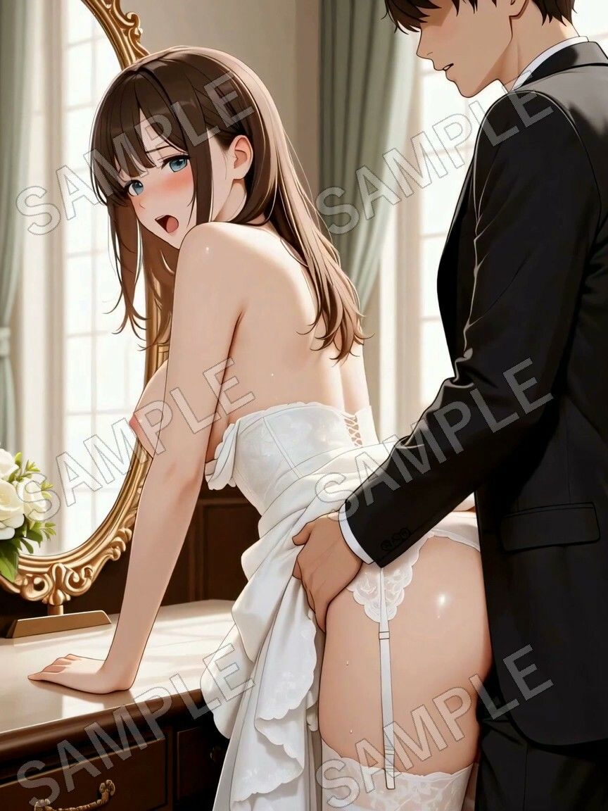 ここな ウエディングNTR 〜式の直前、控室で元カレと〜の作品画像 6