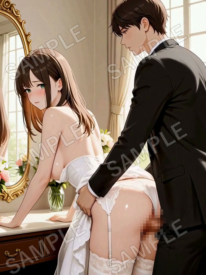 ここな ウエディングNTR 〜式の直前、控室で元カレと〜の作品画像 7