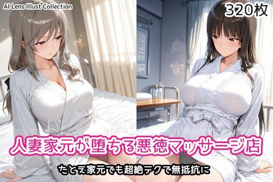 人妻家元が堕ちる悪徳マッサージ店【AIれんず】