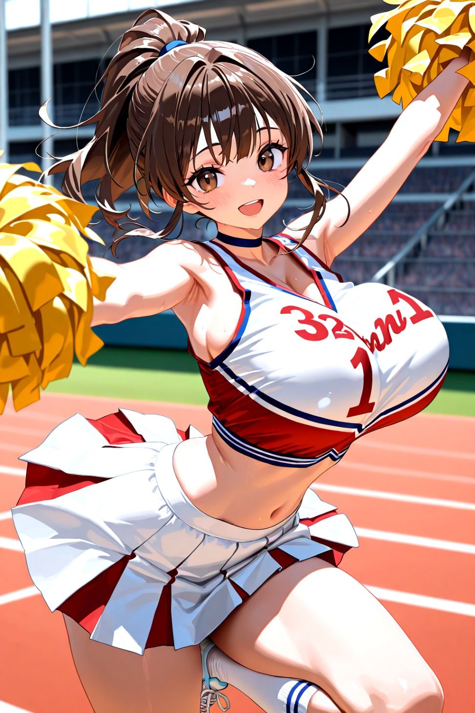 欲求不満なチア女さん 画像1