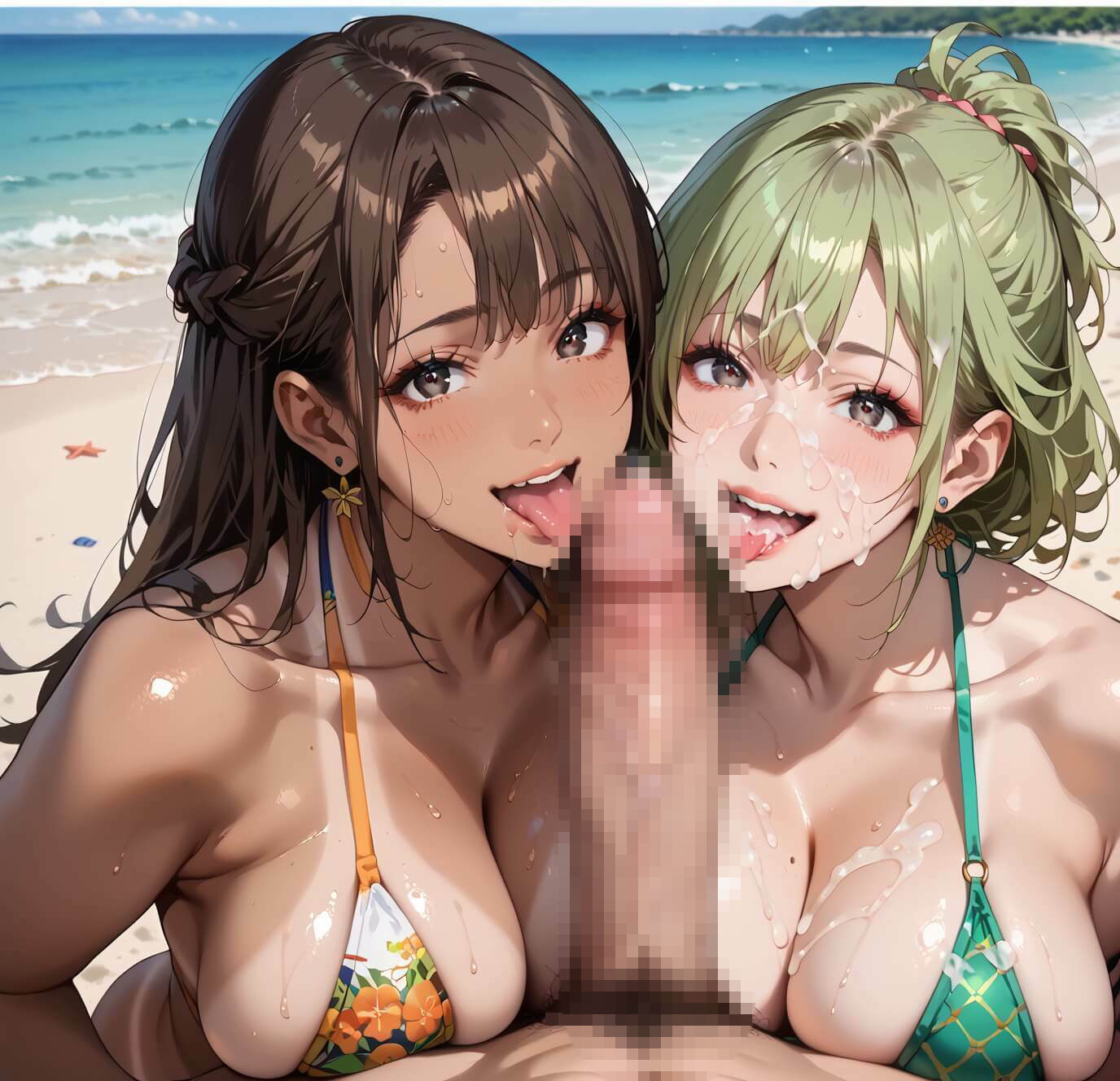 爆乳ギャルビッチすぎ!海辺ギャルがエッチすぎました【たっぷりしっぽり340枚】 画像4