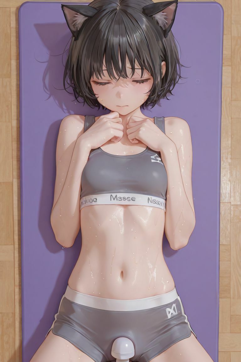 猫耳スポブラエクササイズの作品画像 4