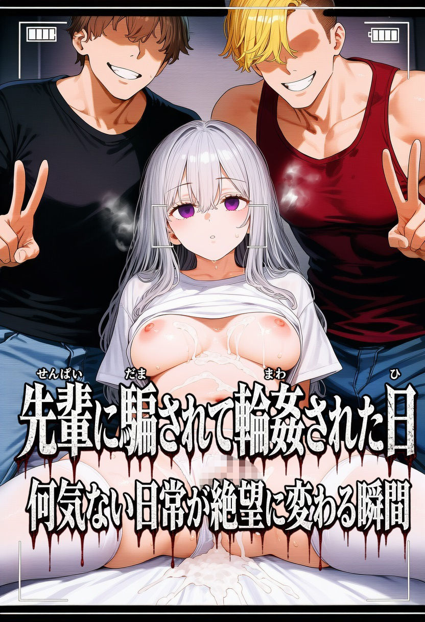 先輩に騙されて輪●された日 画像1