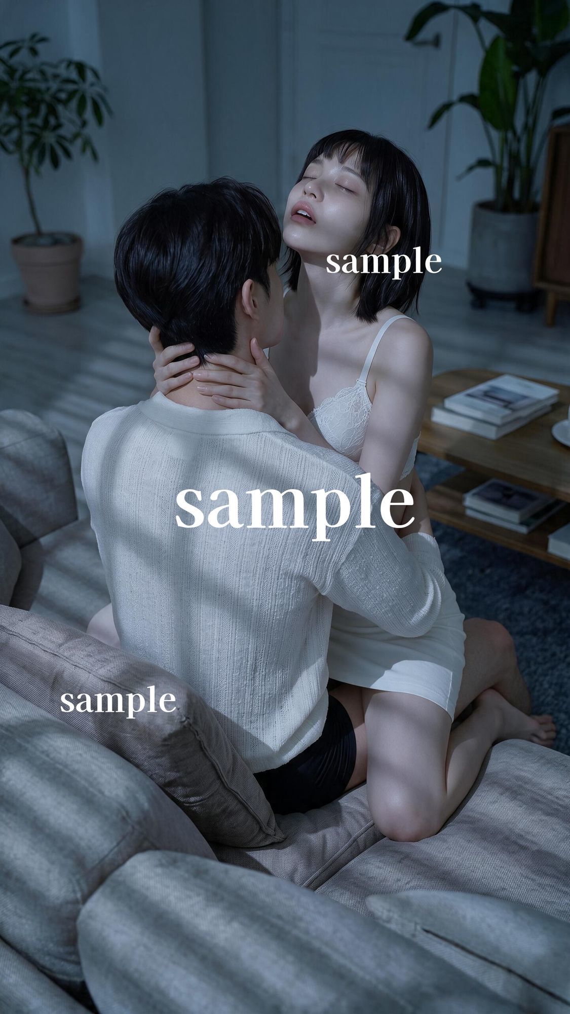 【脱がさずSEX】着衣の快楽！至近距離で濃厚キス…彼女の甘い声とイキ顔に絶頂不可避 画像1