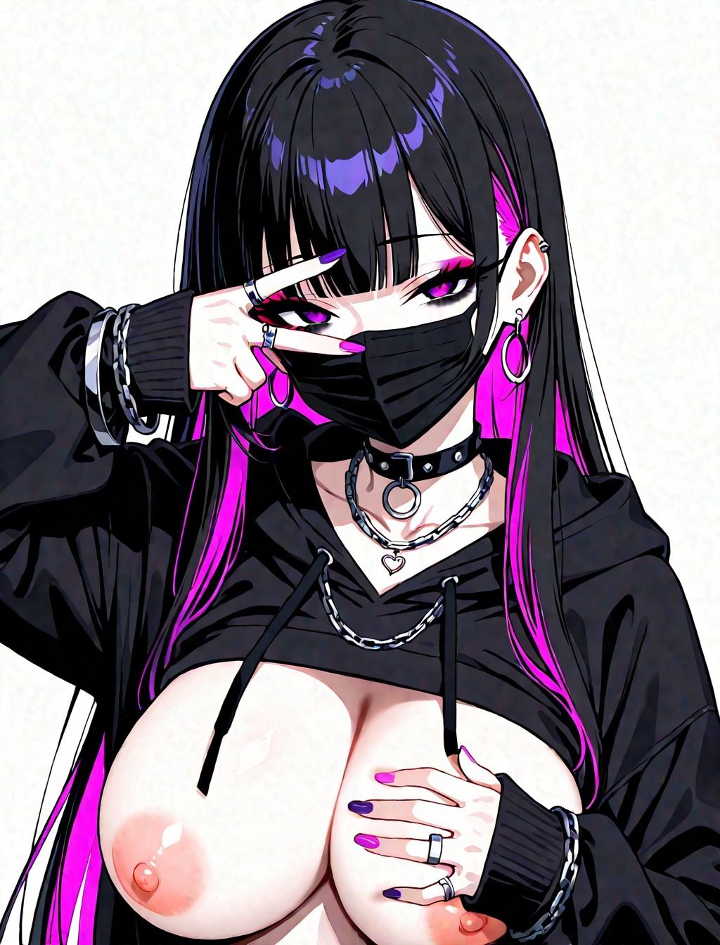 まるだしかのじょ  地雷系巨乳ver.の作品画像 9