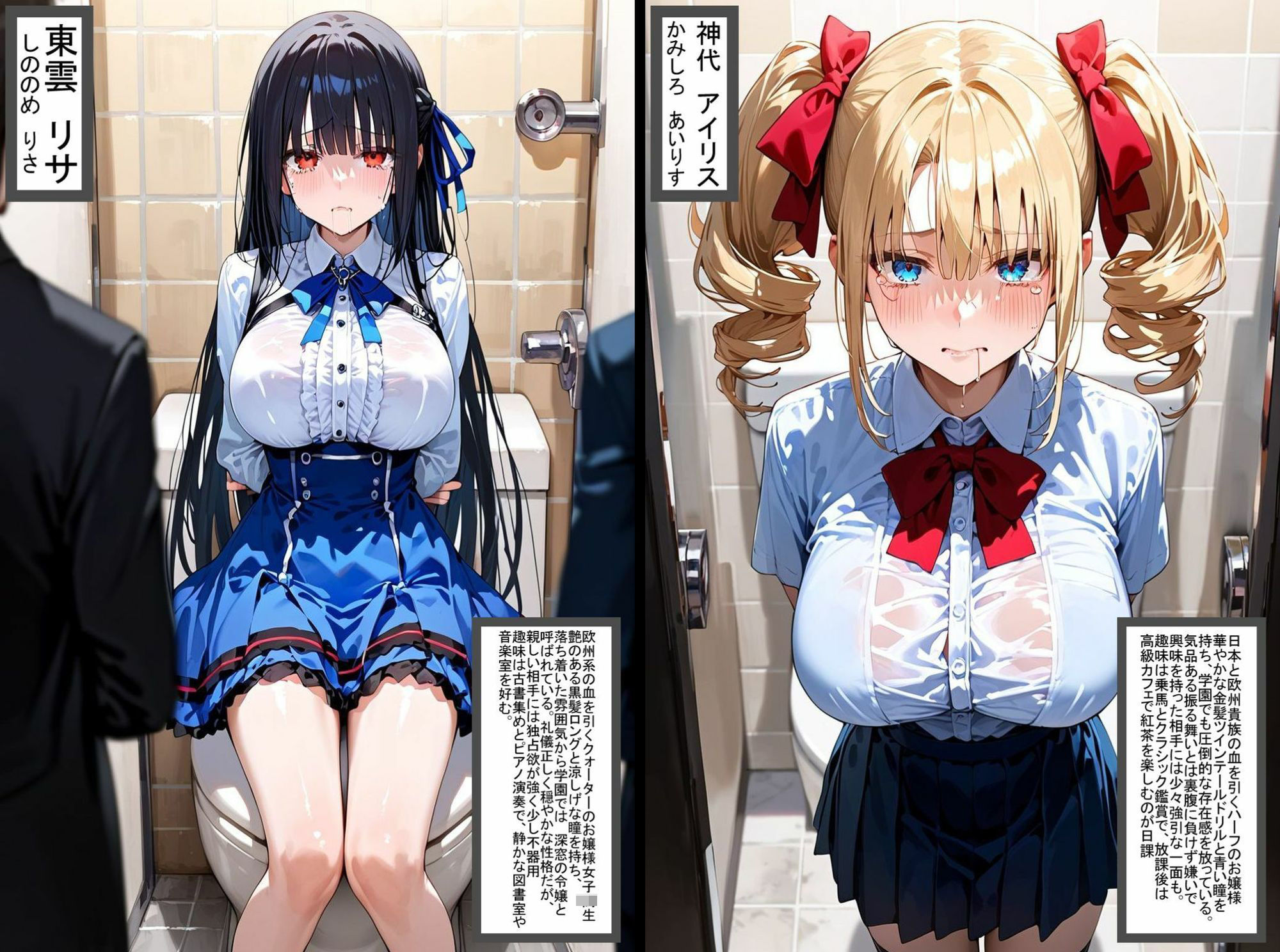 2人の狙われたJK 性奴●化計画【肉便器サンプル画像1