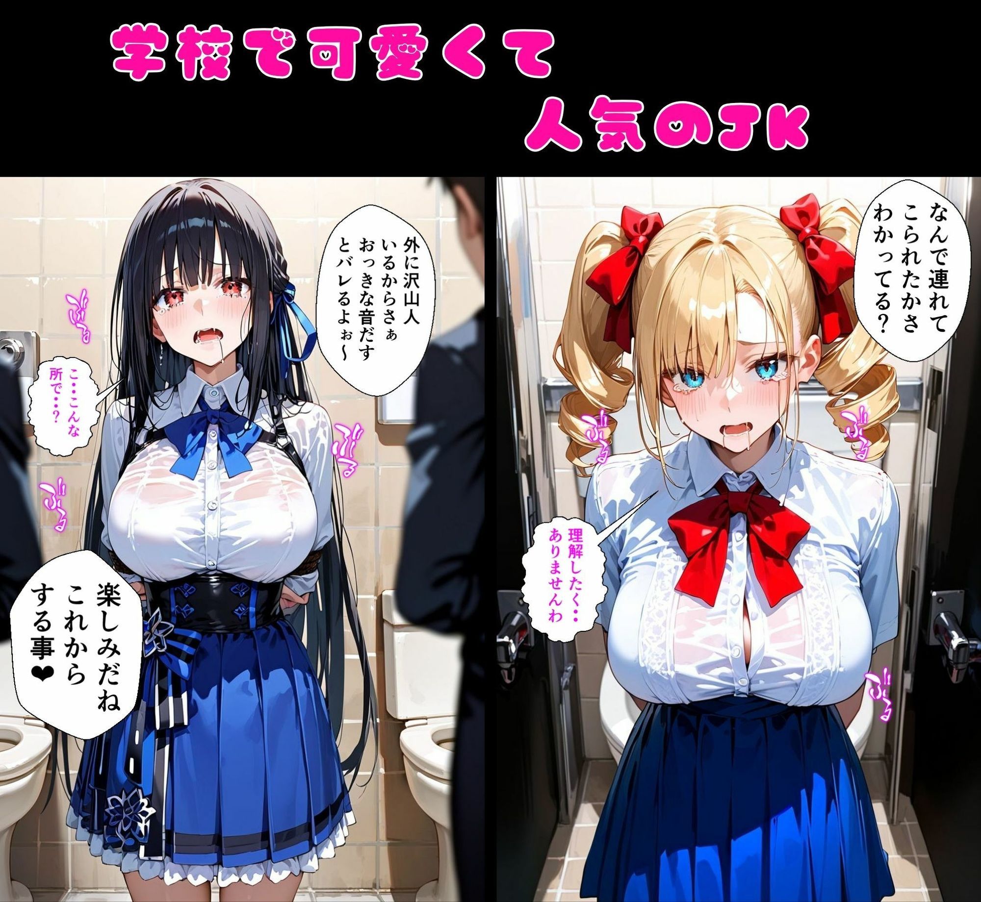 2人の狙われたJK 性奴●化計画【肉便器サンプル画像2