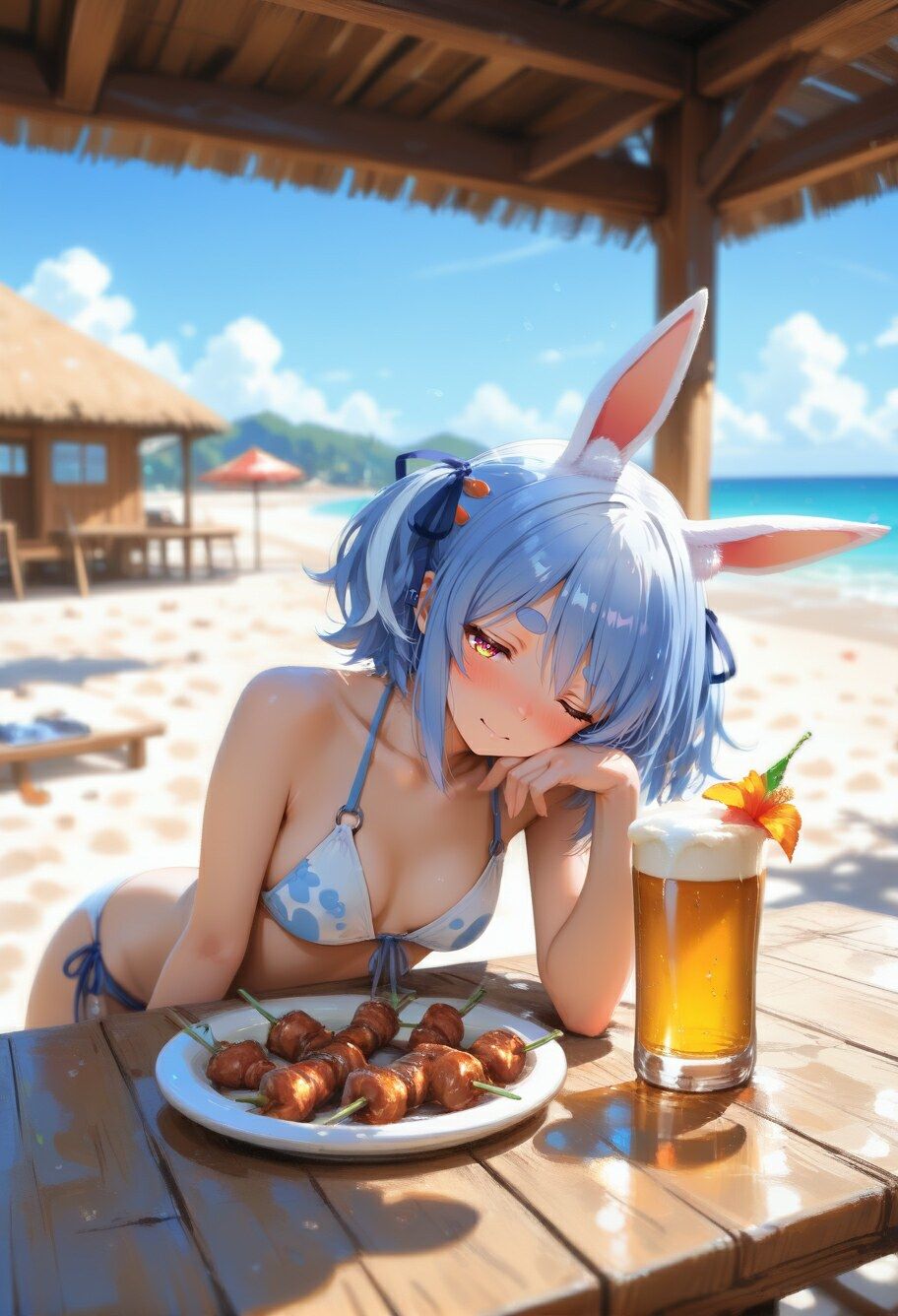 Vtuberと海デート 〜兎田ぺ〇ら〜の作品画像 5