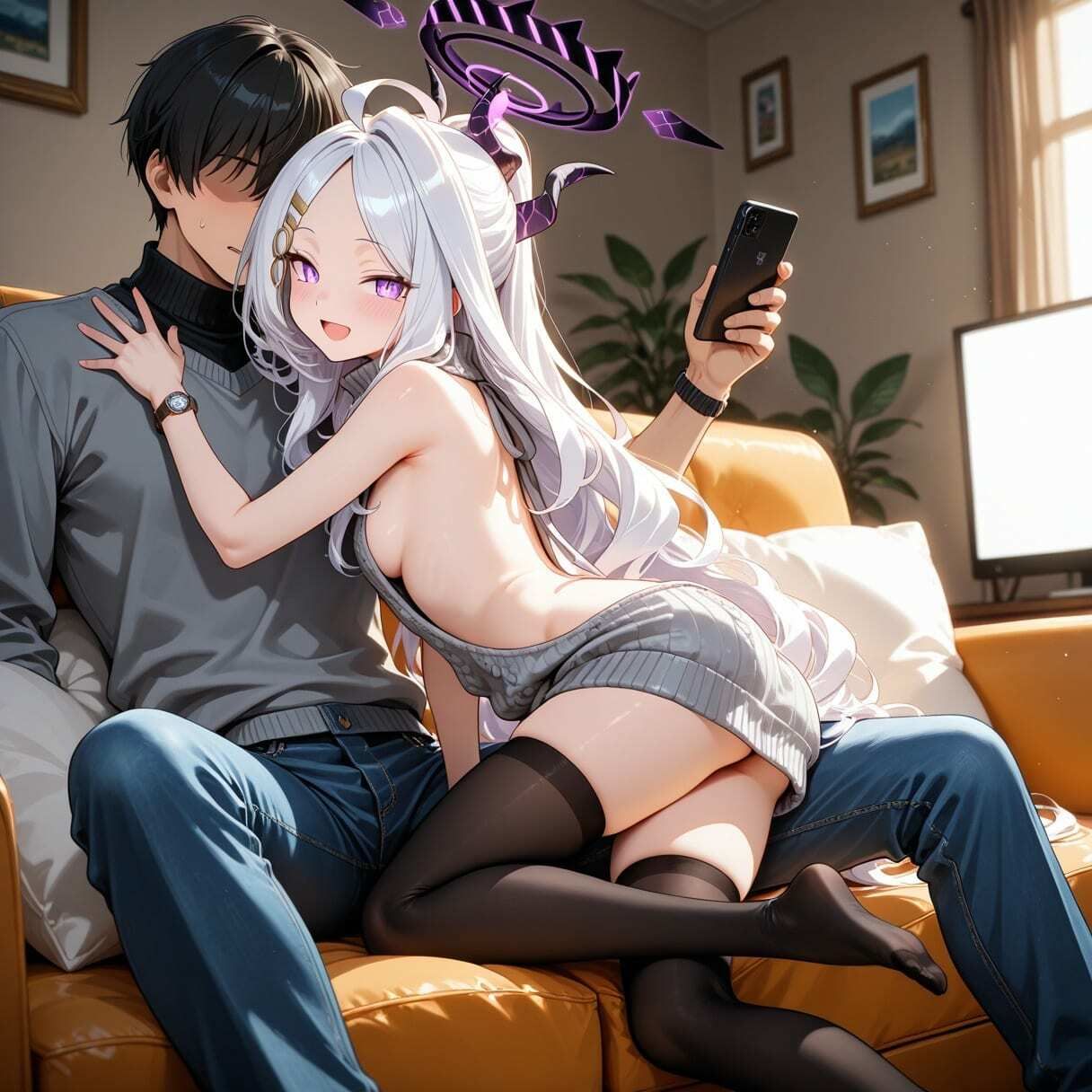 指名した夜のその先で ブ〇ーアーカイブの作品画像 1