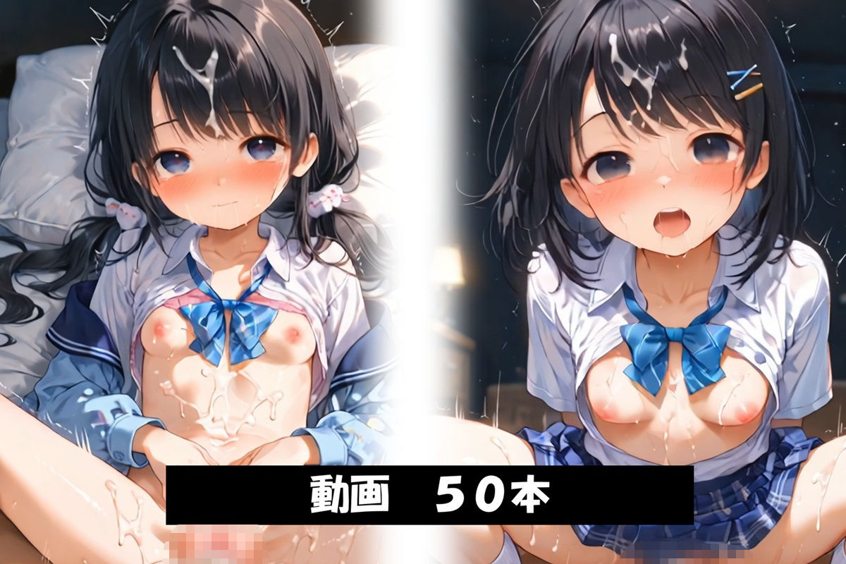 【動画50本付き】制服×大量精子 清楚系○Kに容赦ない連続ぶっかけ激ピストン 画像3