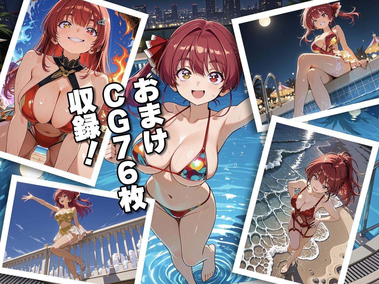 ホ◯ライブ 船長と夜のデートにしゅっこ〜！！船長とおじさんの濃厚えっちCG集！ 画像3