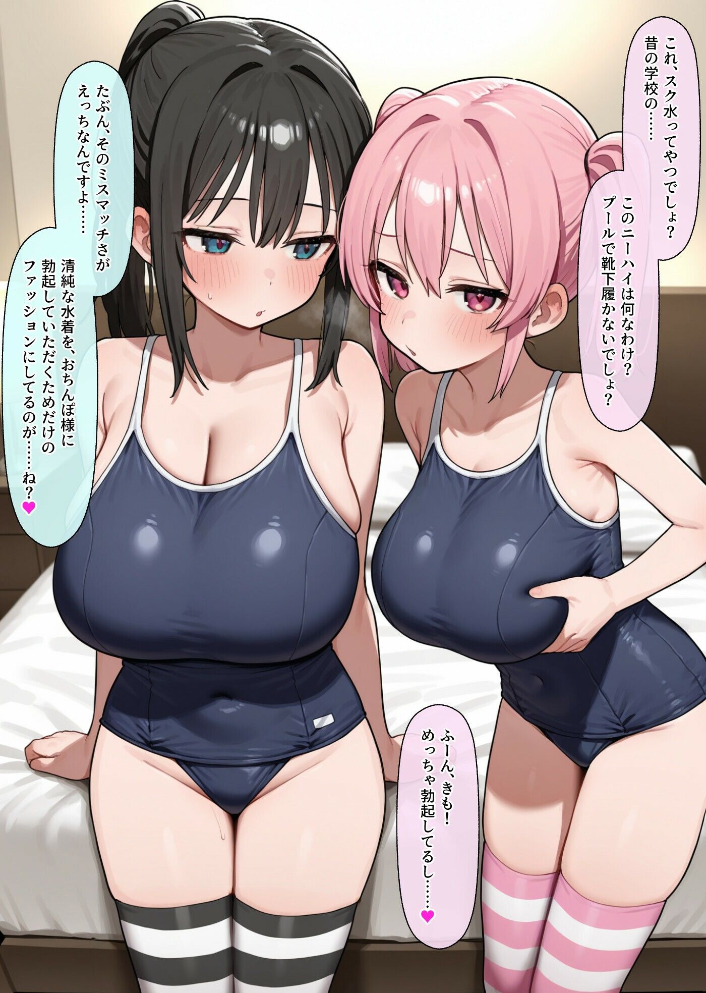 乳だけ育った娘とヤりたい！ サンプル画像 1
