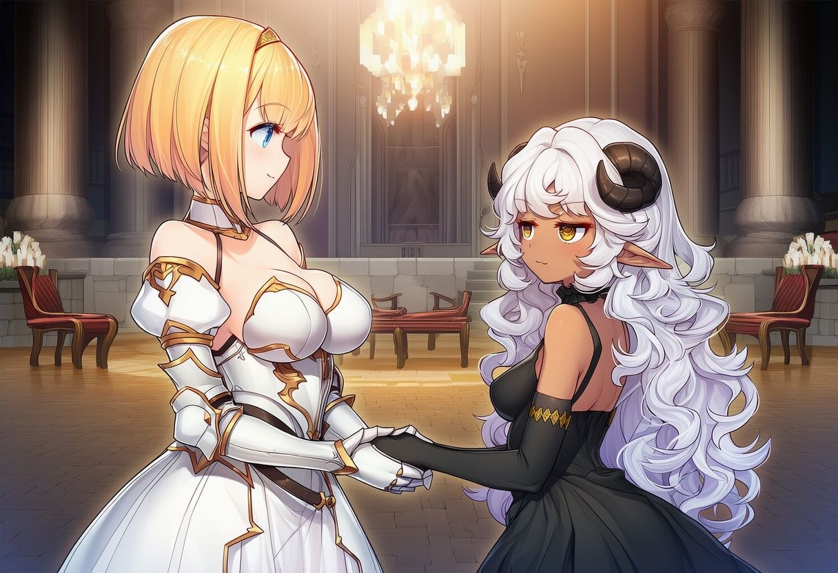 ふたなり勇者ちゃんと魔王ちゃんのイラスト集 画像5