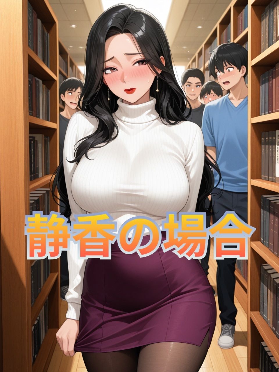 絶対に声を出せない場所で、絶頂を繰り返す女達 図書館編! 画像2