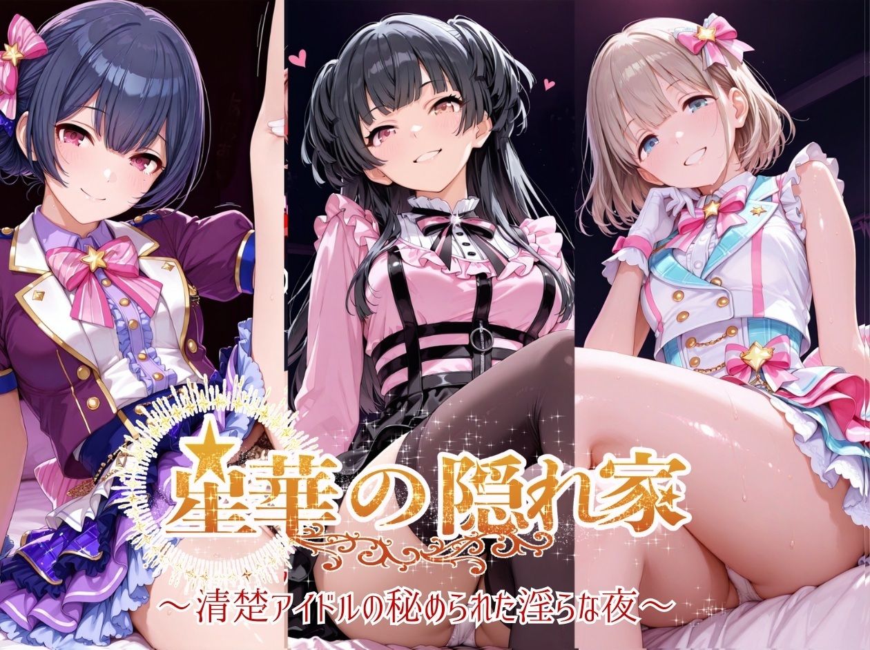 星華の隠れ家 〜清楚アイドルの秘められた淫らな夜〜芹●あさひ・黛●優子・杜●凛世 編