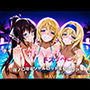ナイトプールでガンギマるドスケベヒロイン 篠ノ〇箒＆シャル〇ット＆セシ〇ア