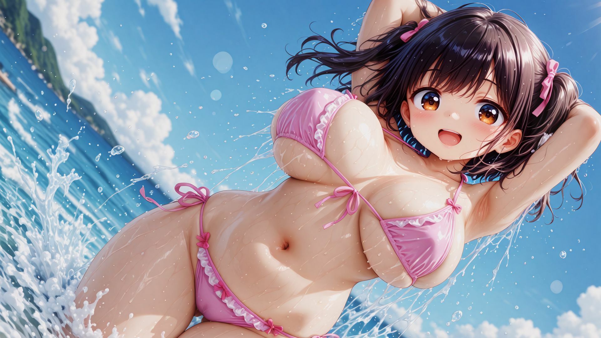 【無料エロ漫画】d_810908 水着グラビア〜真夏のさいみんビーチ〜(棚から串だんご)