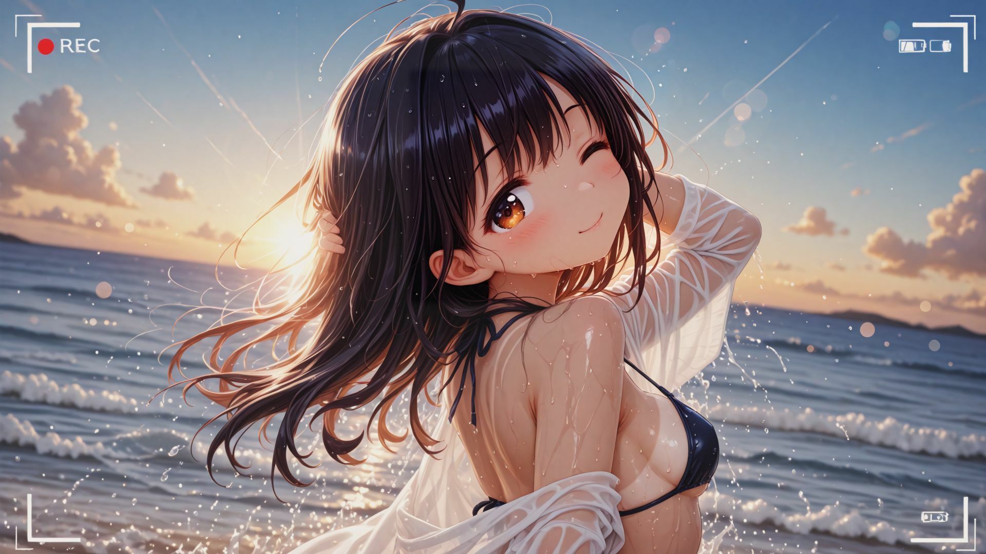 【無料エロ漫画】d_810908 水着グラビア〜真夏のさいみんビーチ〜(棚から串だんご)