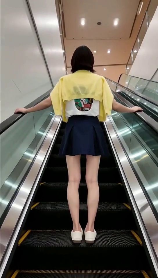 ［AI動画・スマホ特化］ エスカレータで見かけた淑女な奥様…やることやってるんだ…熟女編の作品画像 4