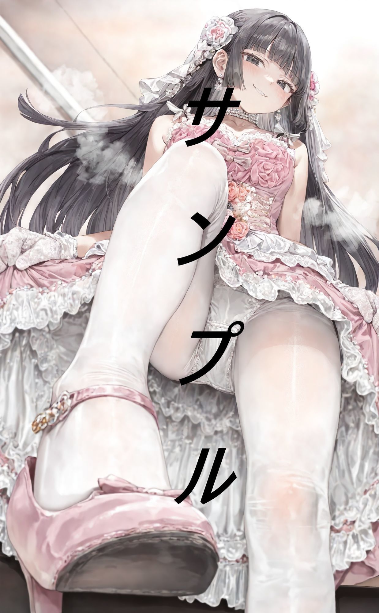 黒髪姫カット姫に見下される画集 画像3