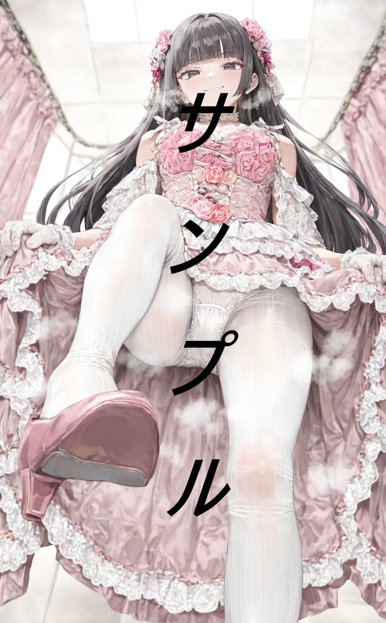 黒髪姫カット姫に見下される画集 画像5