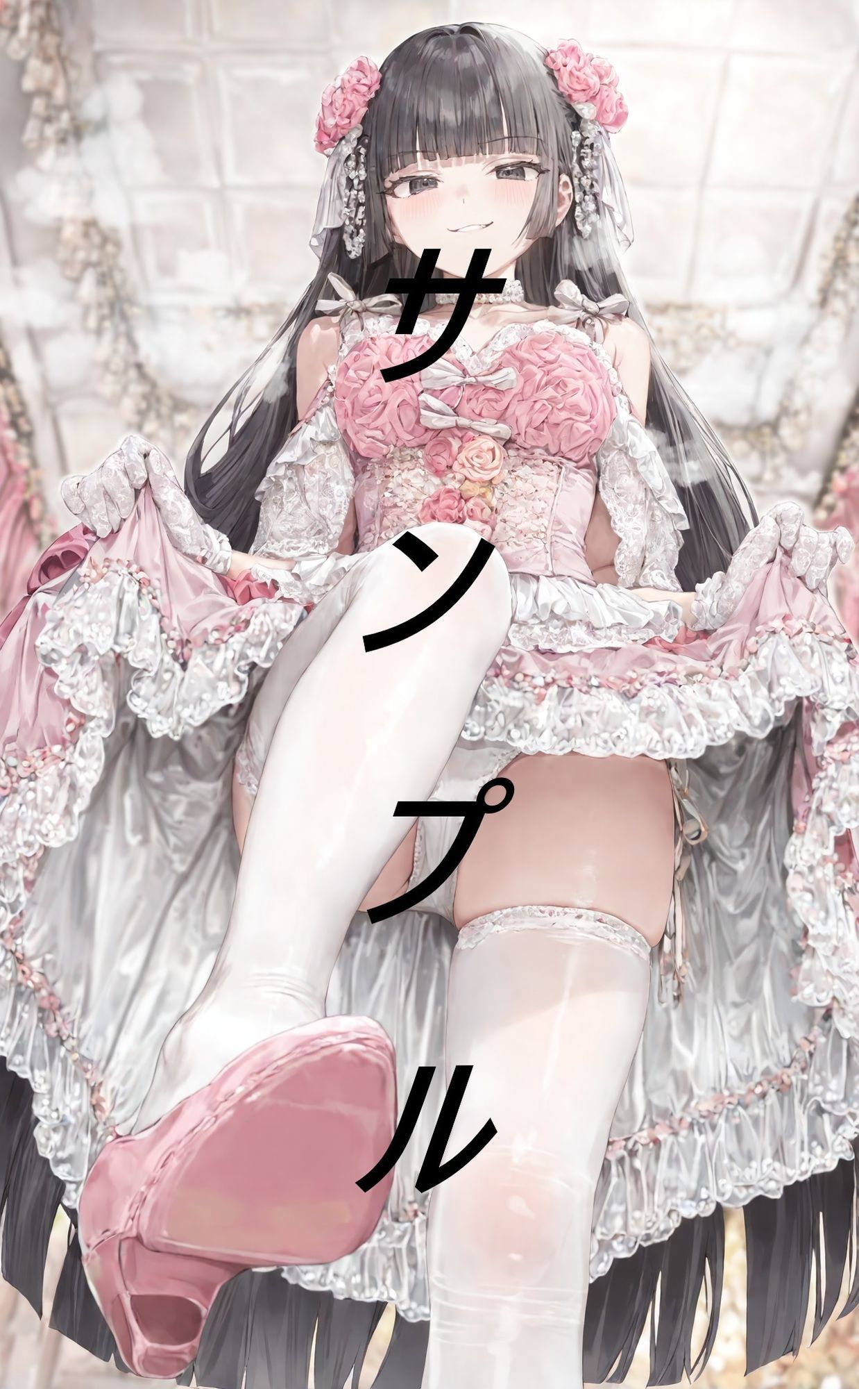 黒髪姫カット姫に見下される画集 画像7