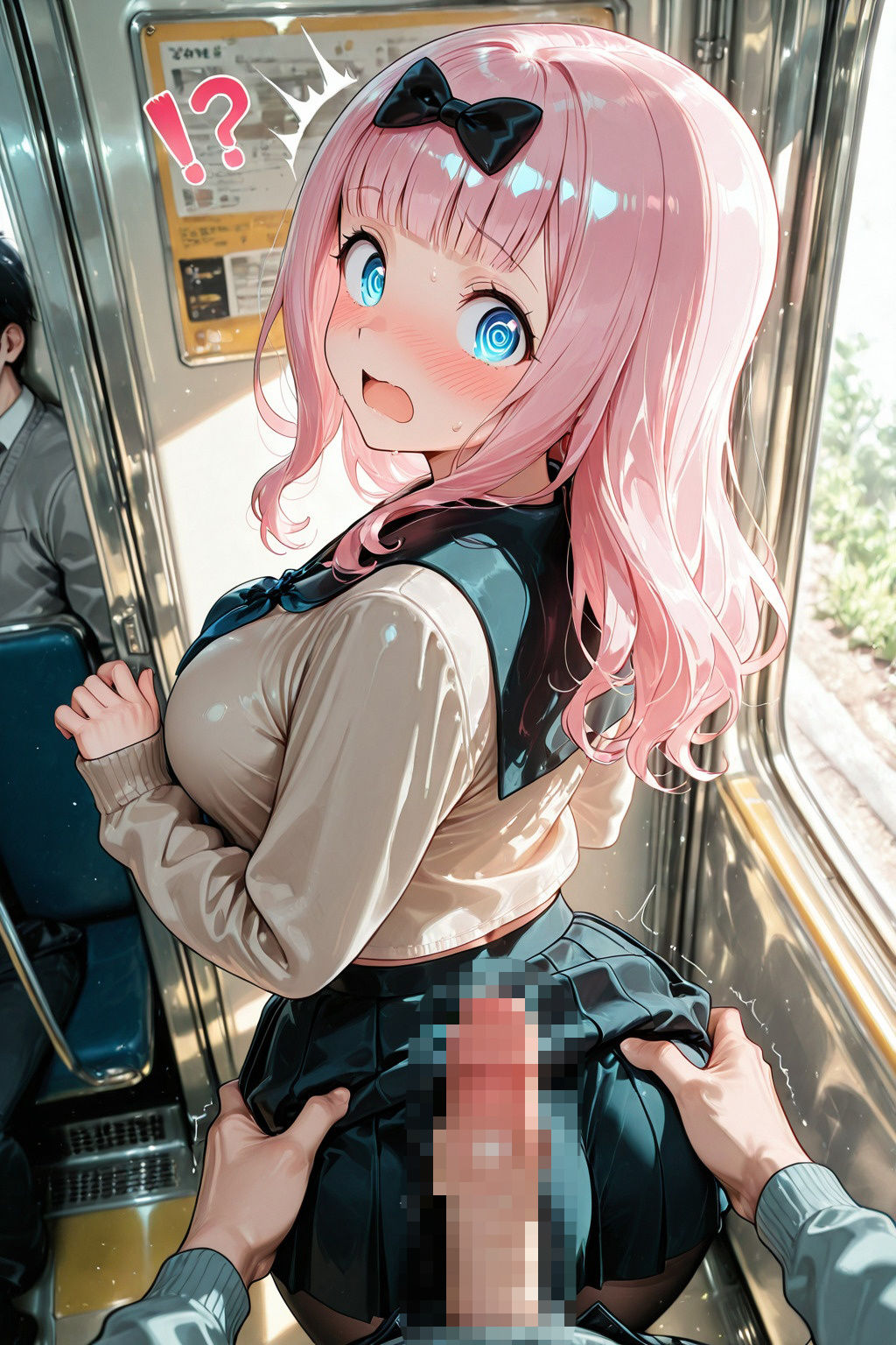 同級生ヒロインと秘密のエロ日記_四〇かぐや・藤〇千花 画像2