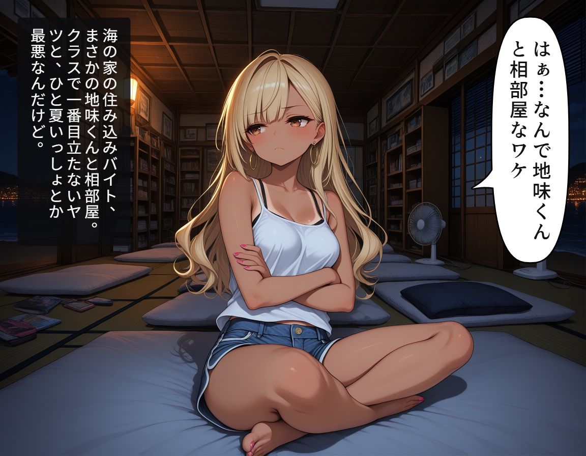小悪魔ギャルまりんの海の家バイト〜巨根バレからはじまる、ふたりだけの夏〜 画像1