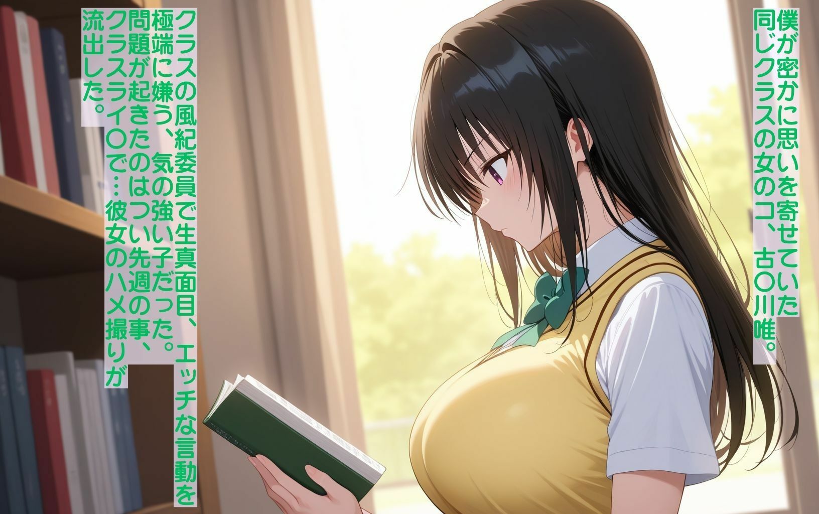僕の好きだった古〇川唯が海外留学生の巨根にNTRれてクラスLIN〇に濃厚ハメ撮りが流れてきた話 画像1