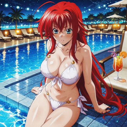 リアス・〇レモリーと夜デートでイチャラブ編 画像1