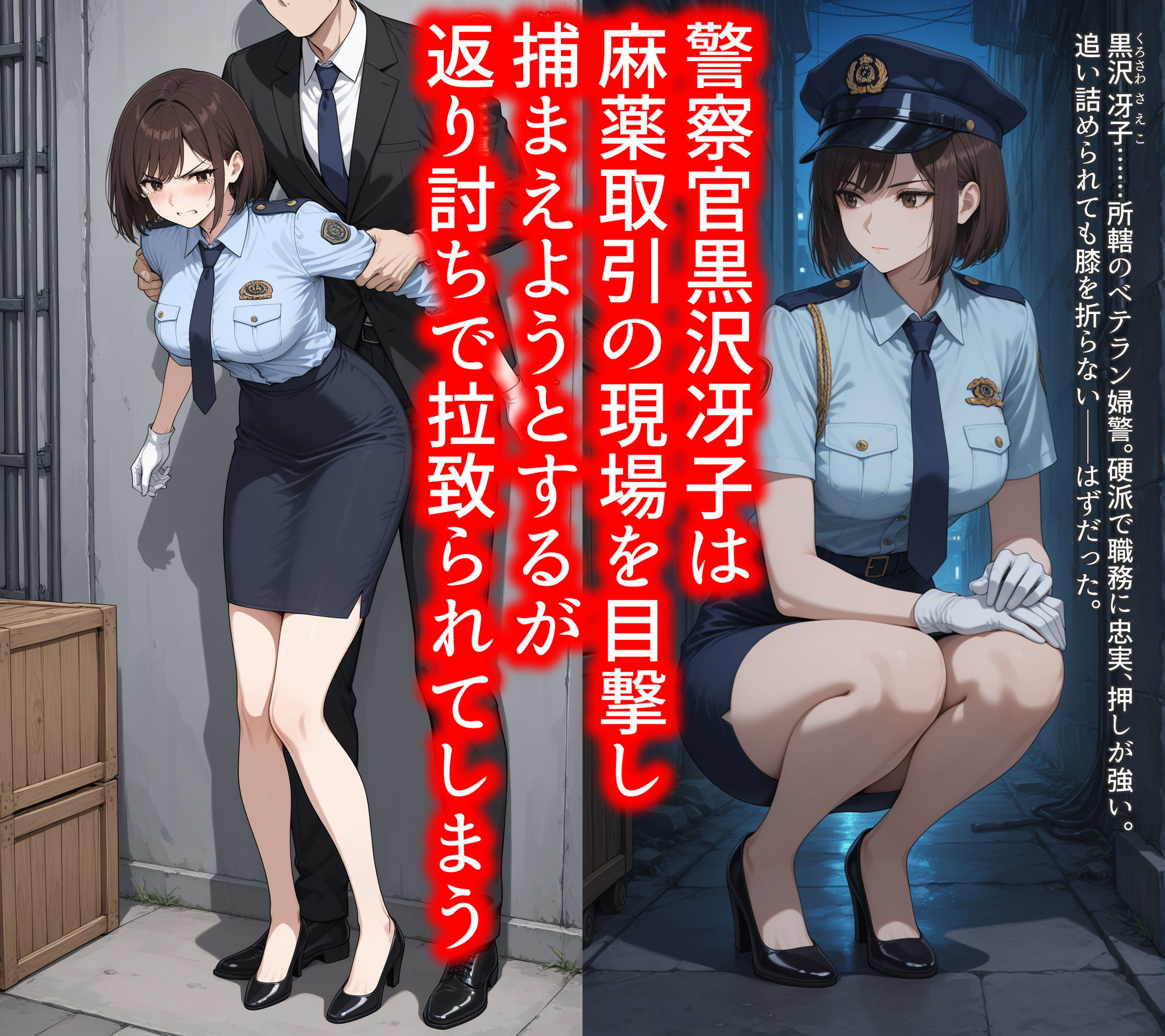 女性警察官が拉致られてヤク漬けで堕ちていくまで2