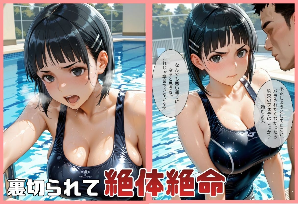 JK×教師のスク水孕ませエッチ4