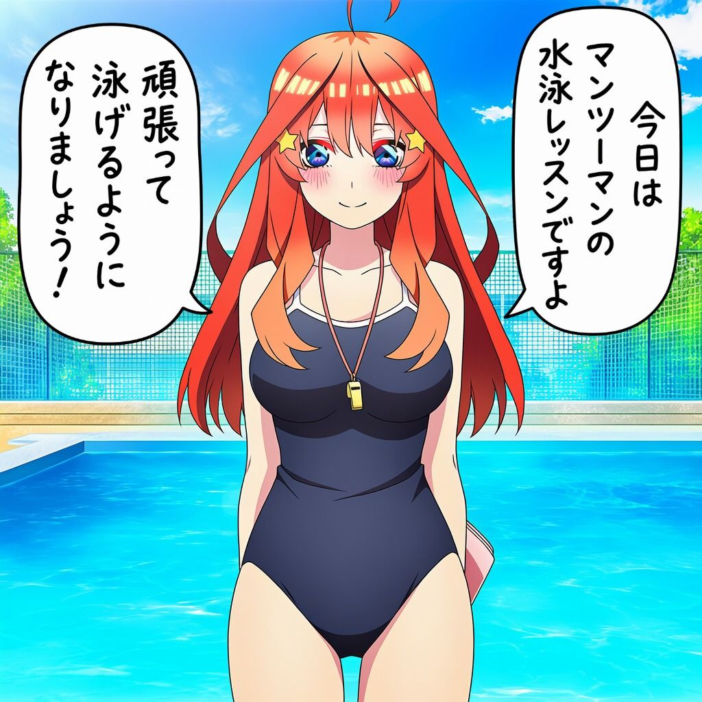 五月先生と秘密の水泳レッスン（はーと） 画像1