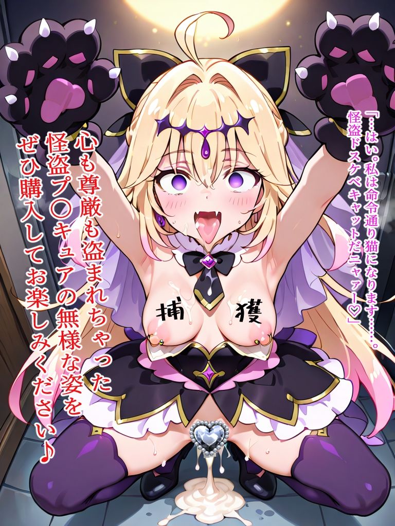 ヘコヘコ!プ〇キュア ブラック 画像6