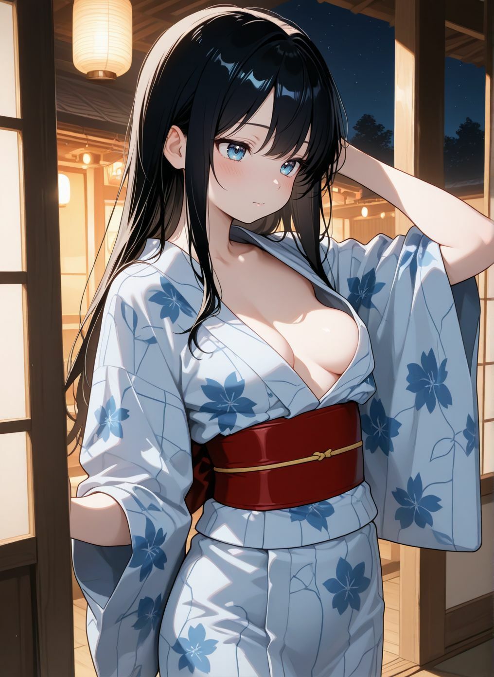 夏祭りに来ていた浴衣女子がおじさんたちに犯●れる9