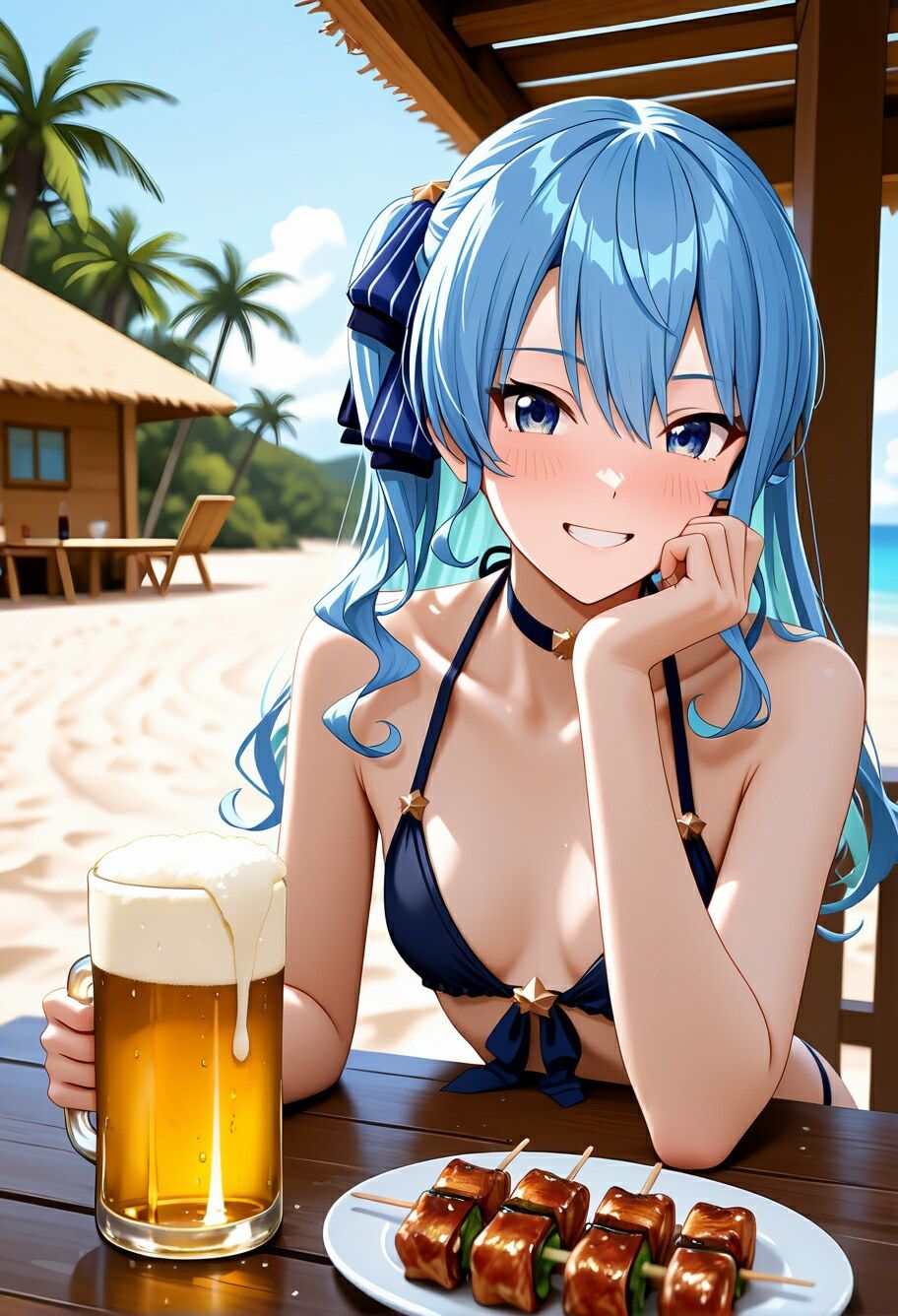 Vtuberと海デート 〜星街す〇せい〜 画像4