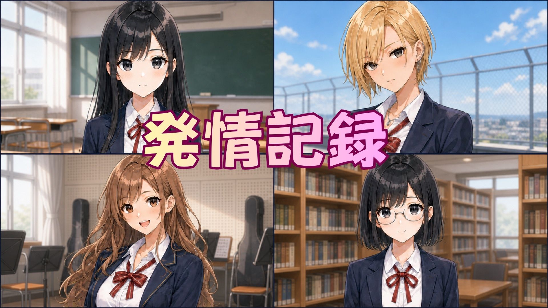 【高画質】媚薬で理性崩壊…J○4人が着衣のままイキ狂う発情記録の作品画像 4