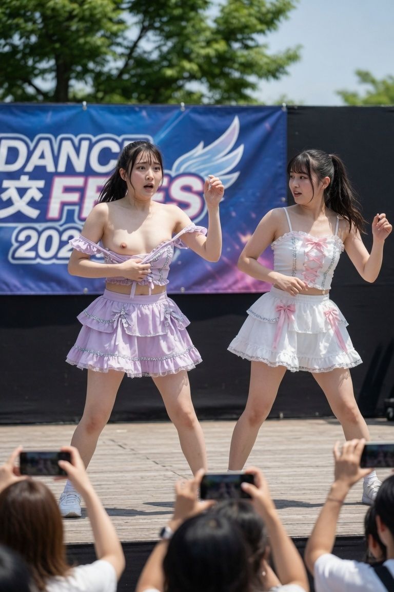 アイドルのおっぱいポロリハプニング画像集 画像5