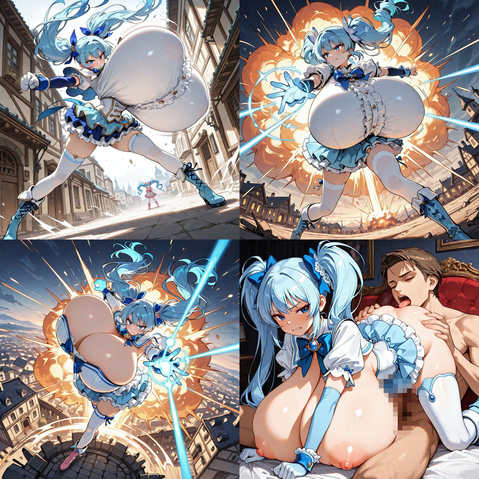超闘乙女ストラグル・アリス 萌乳魔法少女愛乳譚 第二話 アクア・ストラーダ / 蒼瀬 流歌 画像1
