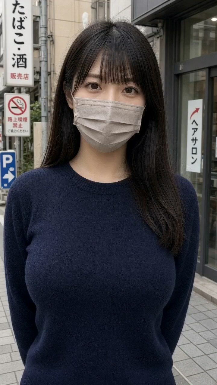 お金でおっぱいを見せちゃうマスク美女たちvol1 画像1