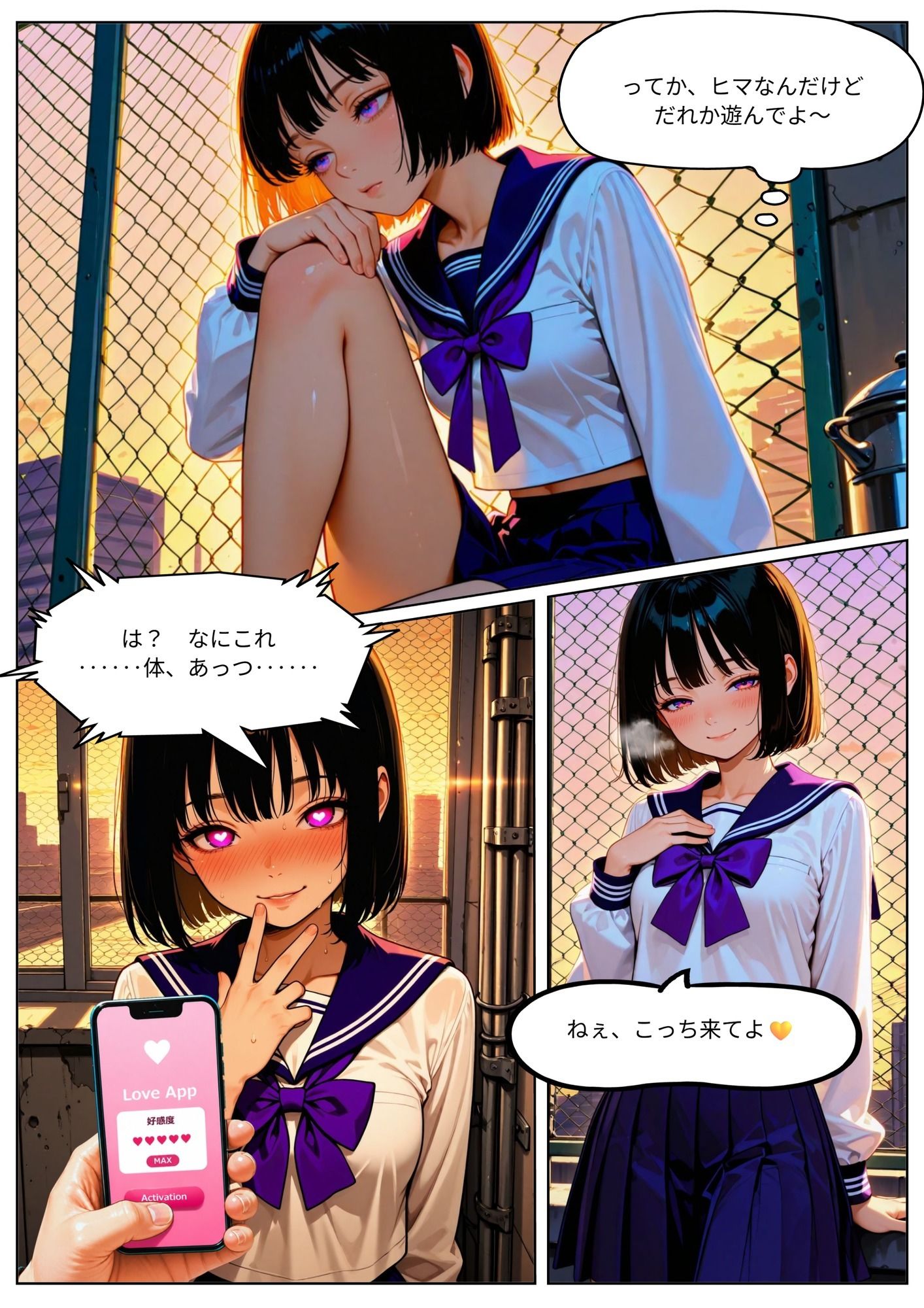 惚れアプリで孕ませ調教 Vol.2 学園編 画像1