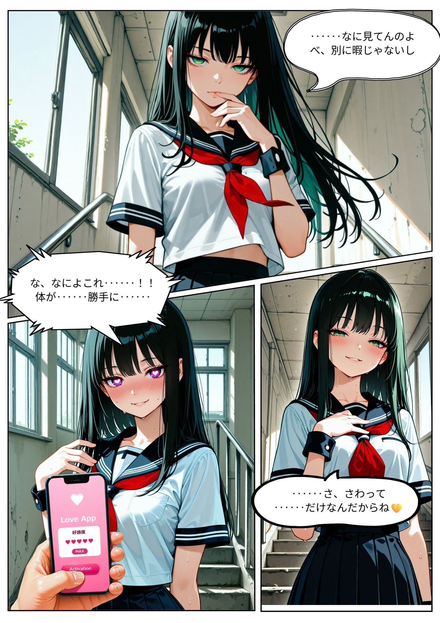 惚れアプリで孕ませ調教 Vol.2 学園編 画像3