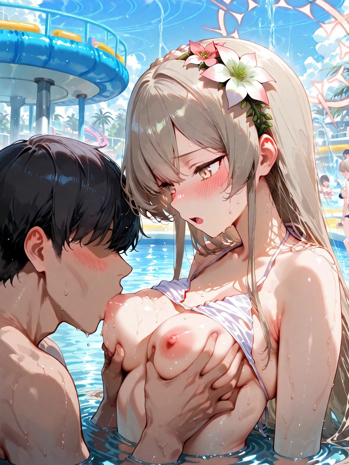 レジャープール乳吸いヒロインコレクション 画像10